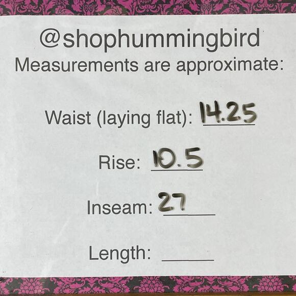 Pistola Distressed High Rise Raw Hem Blue Jeans Size 25 - Picture 9 of 9